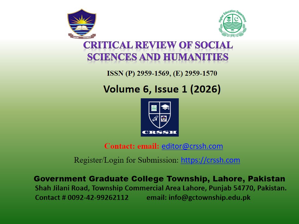 					View Vol. 6 No. 1 (2026): CRSSH
				